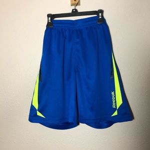 3/$15 Reebok Boys Basketball Shorts Blue and Neon